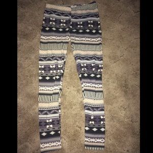 Fleece leggings
