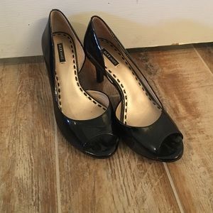 Alex Marie black peep toes