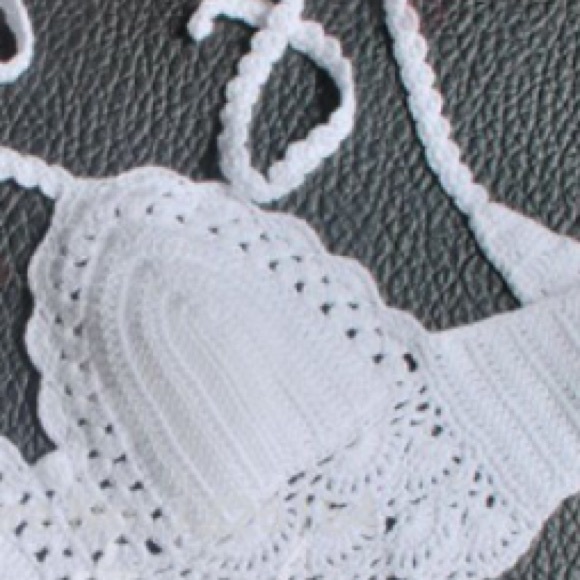 Hater crop top crochet one size l - Picture 2 of 2