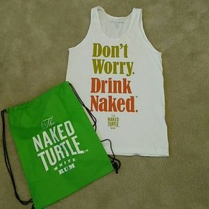 Naked turtle Tank top and backpack