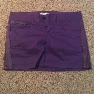 Diesel purple mini skirt
