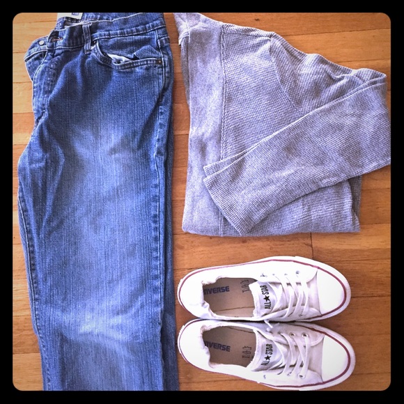 Open cardigan, waffle-knit