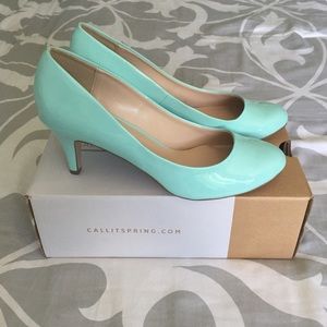 Mint green "call it spring" heels. Size 11