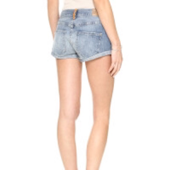 Wildfox Slouchy Boyfriend Shorts Kismet Stripe - Picture 2 of 4
