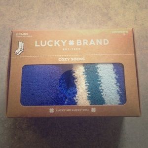 LUCKY, brand new unopened!! cozy socks - 2 pairs