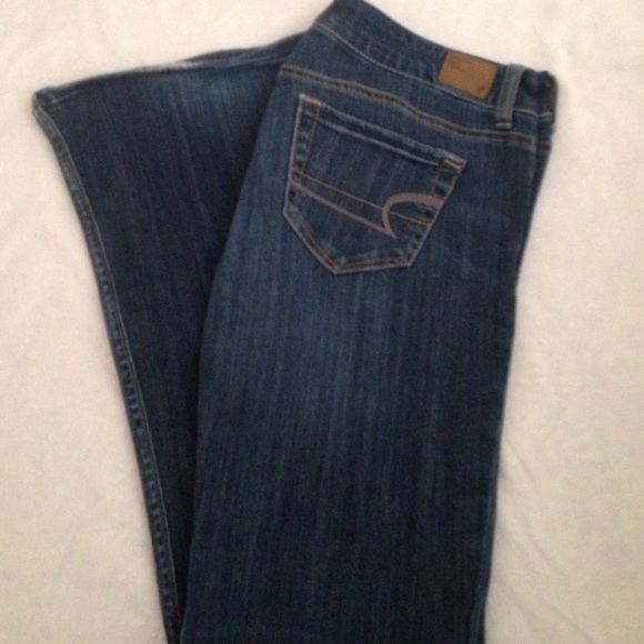 EUC American eagle hipster jeans size 4 long