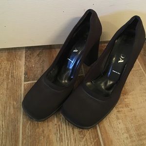 Vintage prada black heels