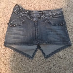 Miss sixty mini denim skirt