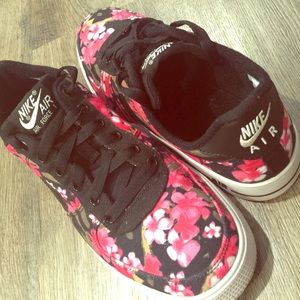 Nike Floral Air Force 1's