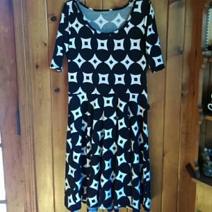 LuLaRoe Nicole Dress Large UNICORN!
