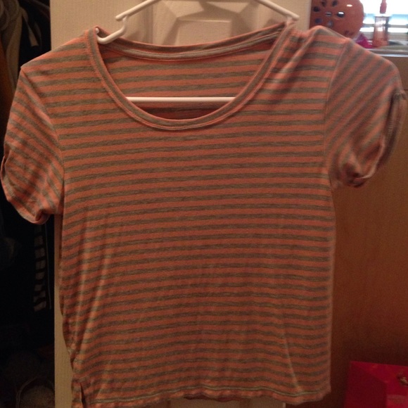 Striped crop top