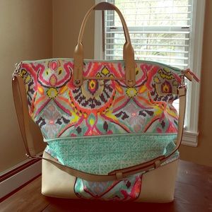 Stella & Dot Getaway Bag - Multi Ikat