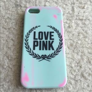 iPhone 5/5s rubber PINK/VS case
