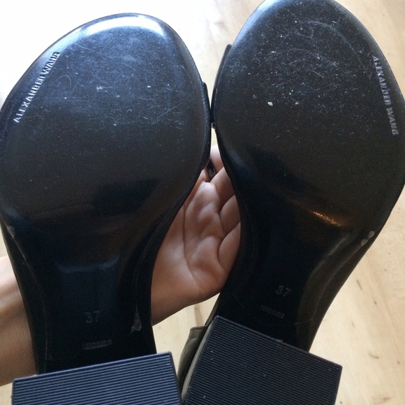 🌀SOLD🌀Alexander Wang Abby Sandal Black Rose Gold - Picture 4 of 4