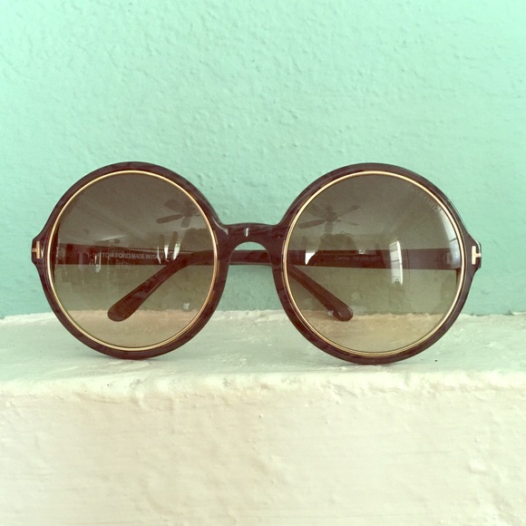 Tom ford "Carrie" TF 268 round sunglasses