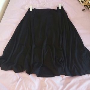 Old Navy A-Line Black Skirt