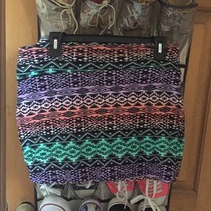 Tribal Print Skirt!