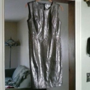 Calvin Klein Metallic Animal Print Dress SIZE 6