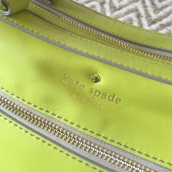 KATE SPADE adorable neon yellow handbag - Picture 2 of 4