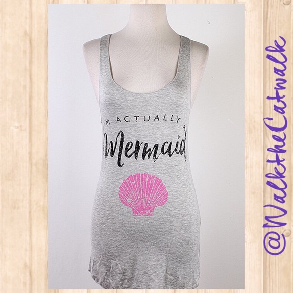 I'm Actually a Mermaid Tank Top - Picture 2 of 2
