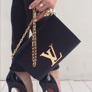 Black Louise chain bag