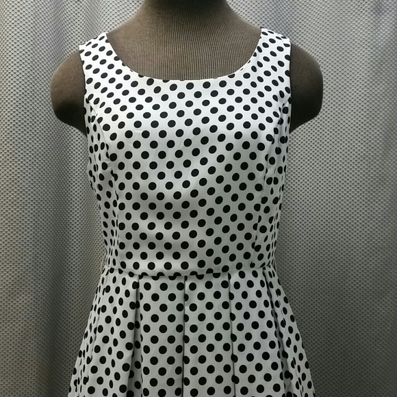 FOREVER 21 MINI black white Dress Sz M - Picture 2 of 4