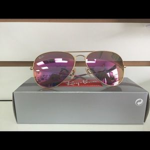 Ray ban aviators magenta flash (pink) gold frame