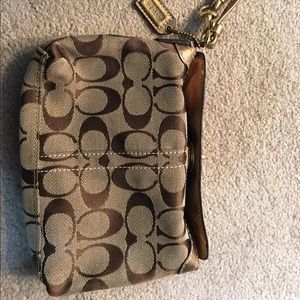 Authentic coach wristlet