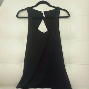 Sparkle & Fade Open Back Chiffon Tank Top