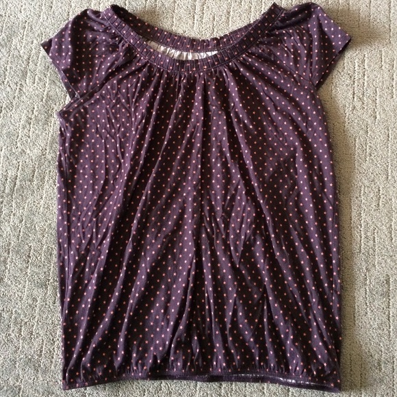 Ann Taylor top - cap sleeves and stars