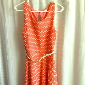 Stitch Fix Ezra Fit & Flare Dress w/ Belt