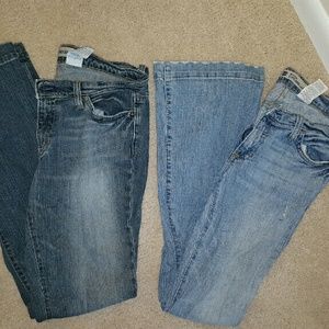2 Gap Long and Lean Jeans