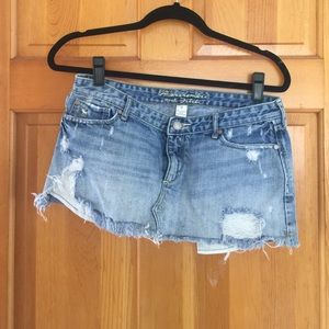 Abercrombie & Fitch denim mini skirt size 4