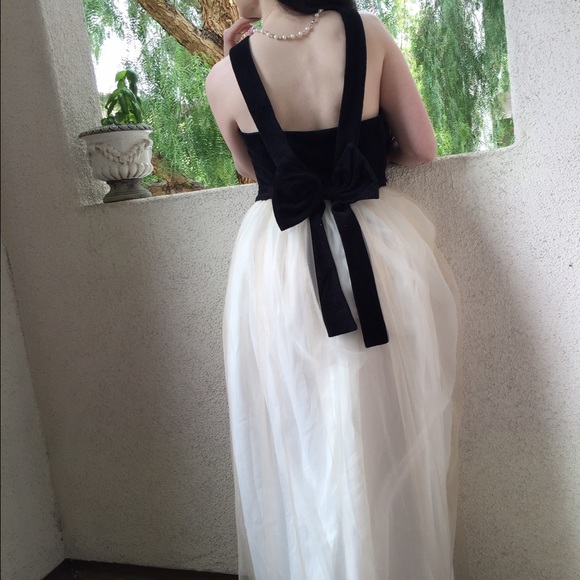 Brand new black and cream tulle dress - Picture 3 of 4