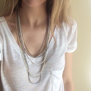 Multi Strand Beaded Necklace | American Eagle