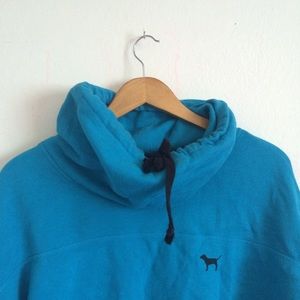 turquoise Victoria's Secret turtleneck sweater