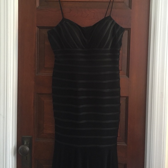 Stunning Mesh Mermaid Dress with Faux Leather