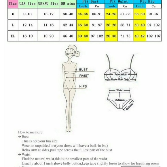 High Waist Swimsuit Crossover Bandage Bikini Set F - Picture 2 of 4
