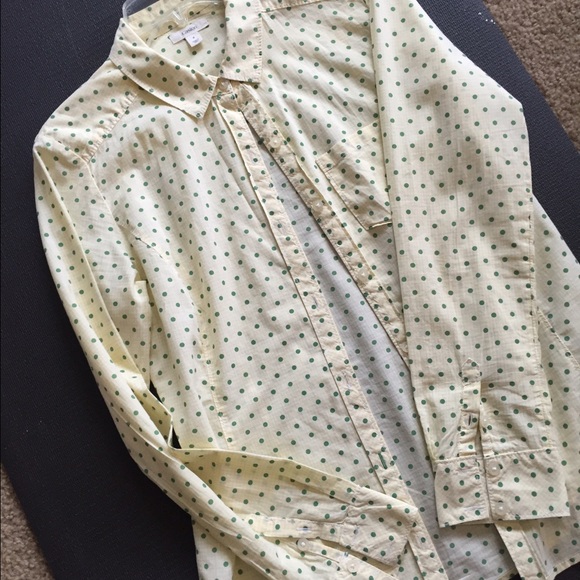 100% cotton button up blouse