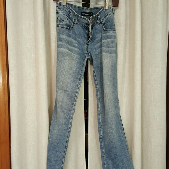 Distressed jeans Express