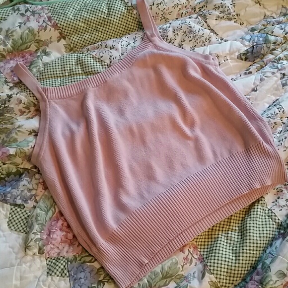 LOFT crop sweater tank top camisole