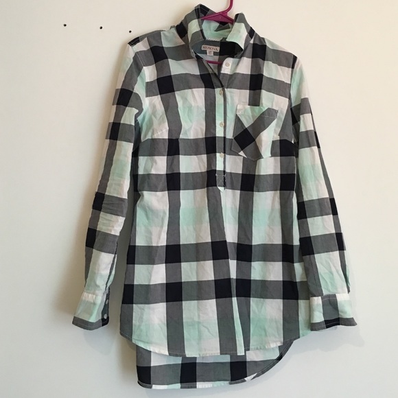 Merona Tops - Brand new, never worn plaid tunic!!