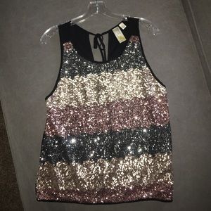 Sequins Top Size Large