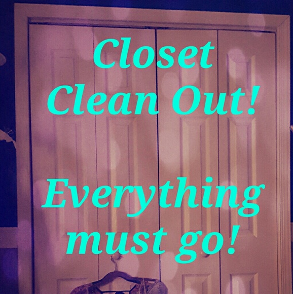 Closet clean out!! Everything must go by May 30th.