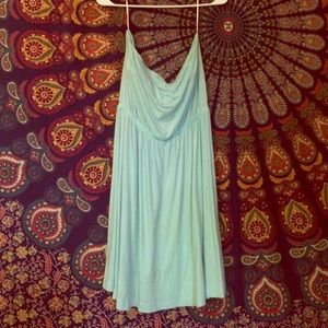 Seafoam teal summer dress