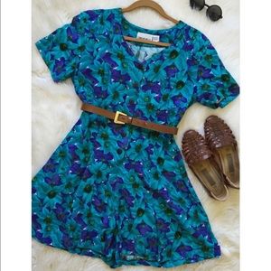 Vintage Romper - Floral Print