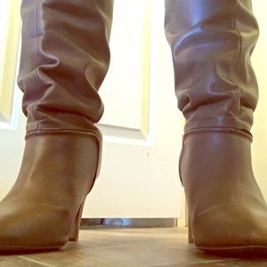 Tan boots