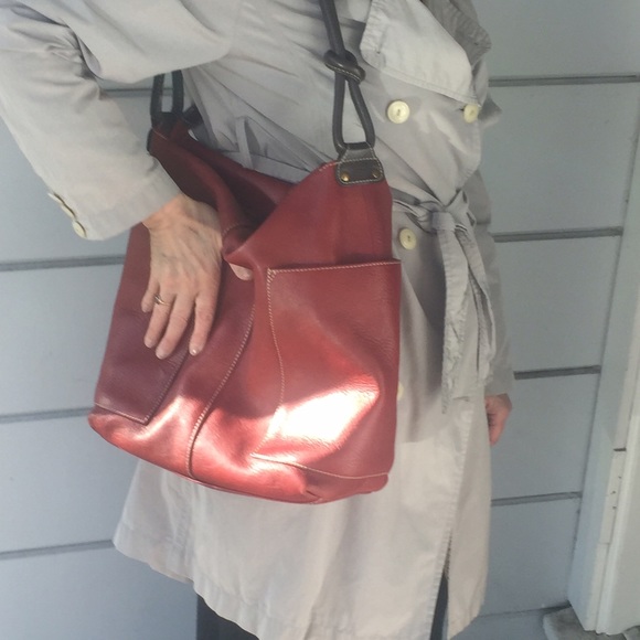 Red Slouch Bag