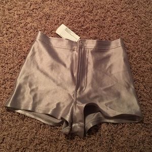 American Apparel sliver disco shorts! ✨🐰