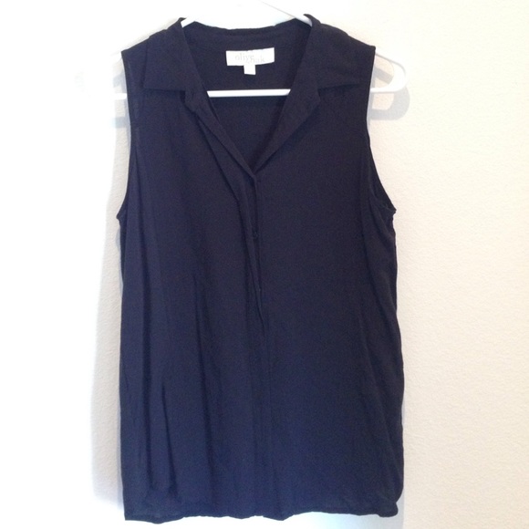 Black Button Up - Picture 1 of 4